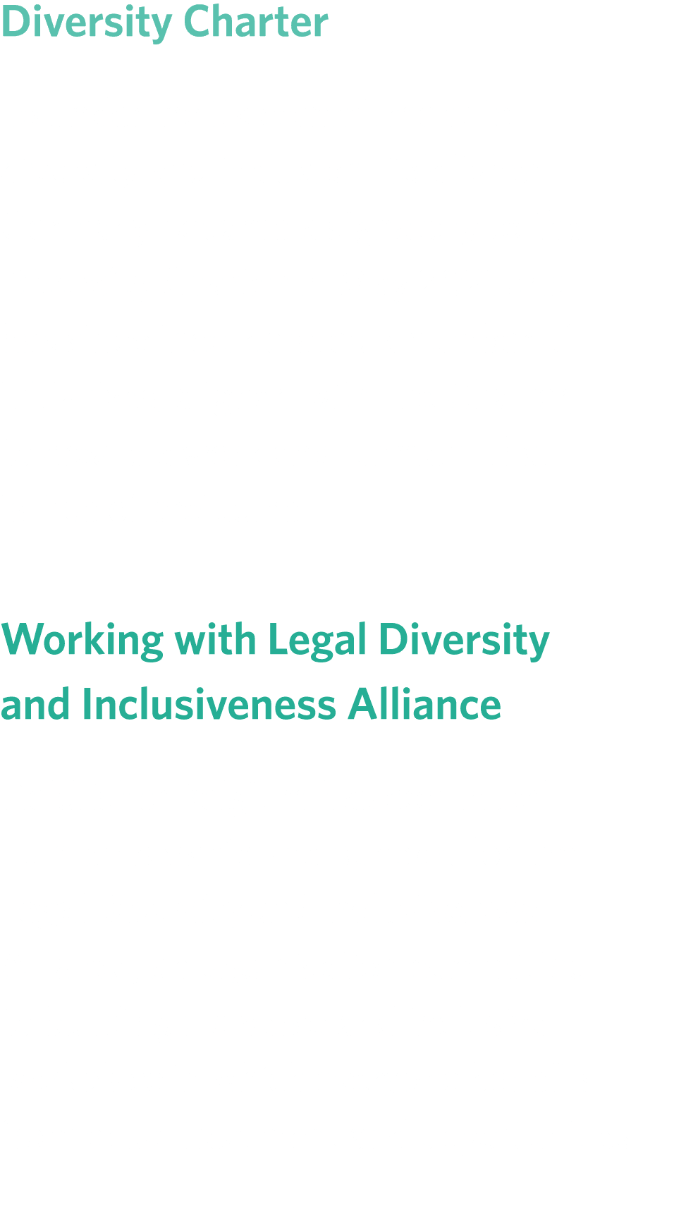 Diversity Charter To underline its commitment to diversity and inclusion Fieldfisher Germany became a signatory to th...