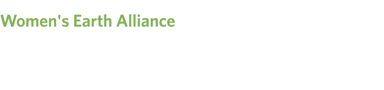 Women's Earth Alliance Mangrove tree planting and women's empowerment (USA and Indonesia) 
