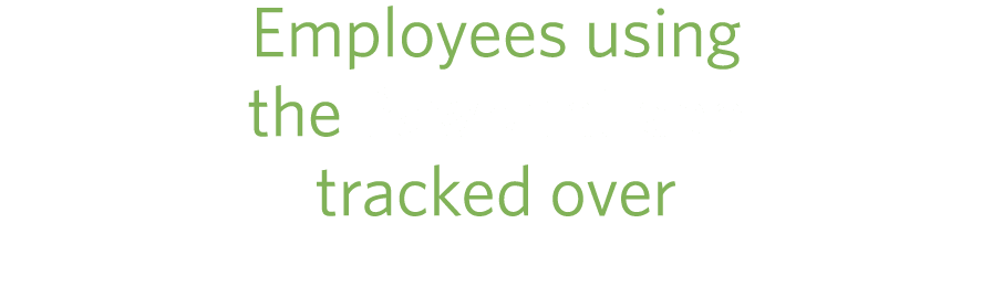 Employees using the Pawprint app tracked over