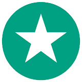 A green and white star with a white star in the middle. AI generated content