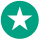 A green and white star with a white star in the middle. AI generated content